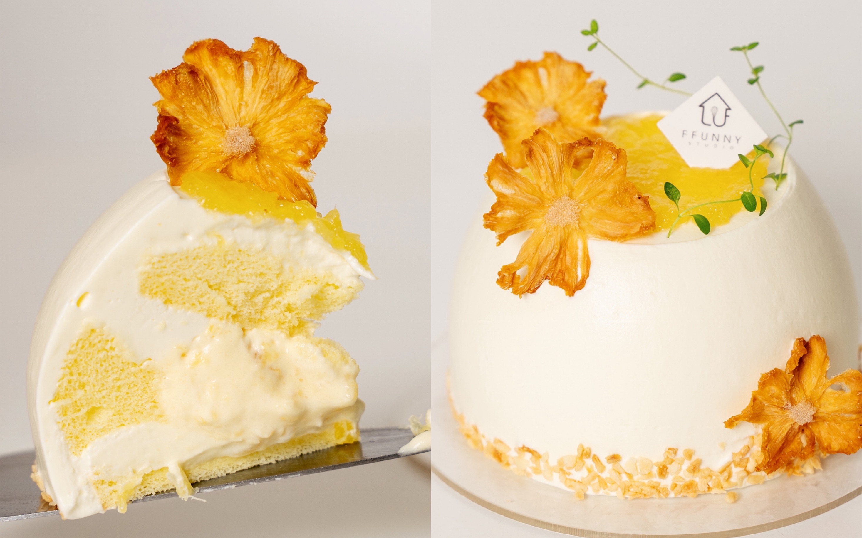 夏日清爽小可爱 | 菠萝流心蛋糕