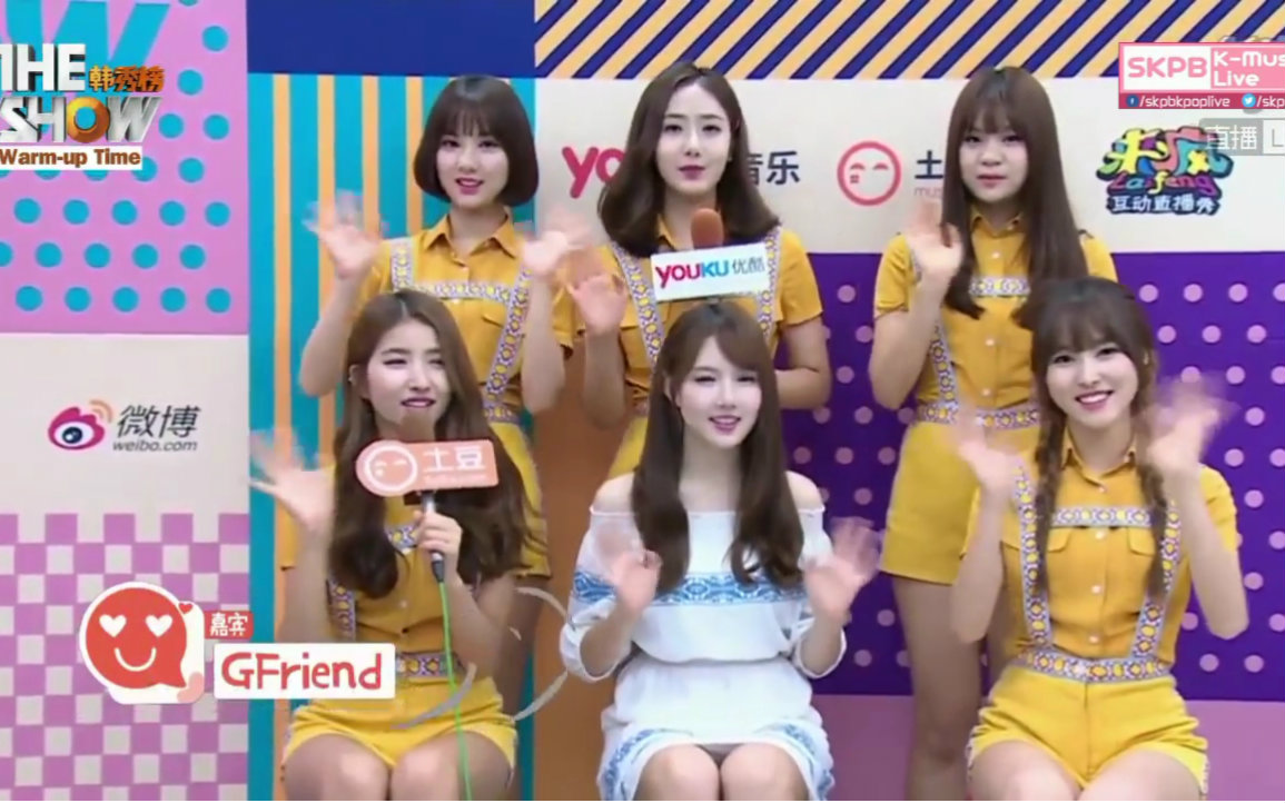 【GFriend】160719女友们回归采访 @ 韩秀榜哔哩哔哩bilibili