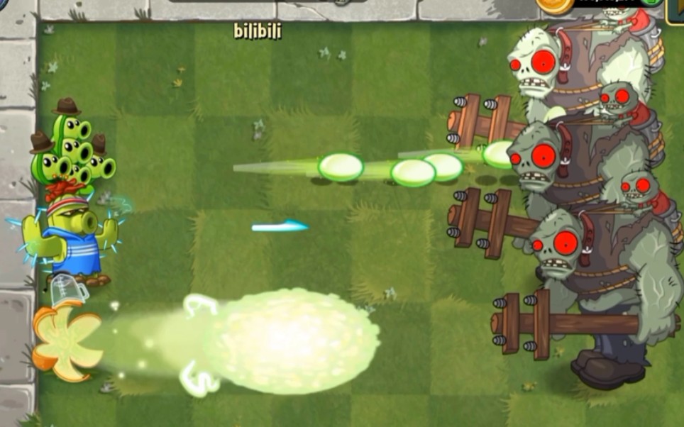 各种10级植物vs红眼巨人僵尸pvz2