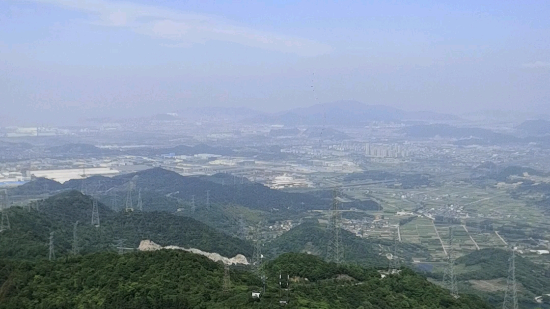 寧波九峰山之巔