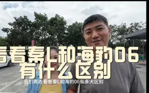 Download Video: 比亚迪秦L和海豹06的区别B