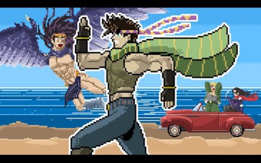 [图]【JOJO的奇妙冒险】乔瑟夫主题曲 Overdrive [8-bit; 2A03] [16-bit; SNES] -