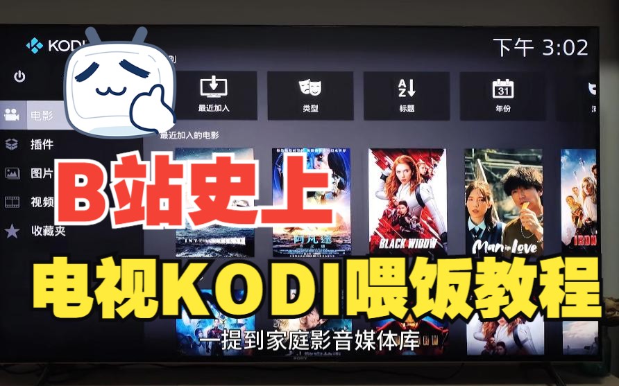 电视安装Kodi播放局域网内高清片源保姆级喂饭教程(含网络设置、刮削器、海报墙、字幕插件)哔哩哔哩bilibili