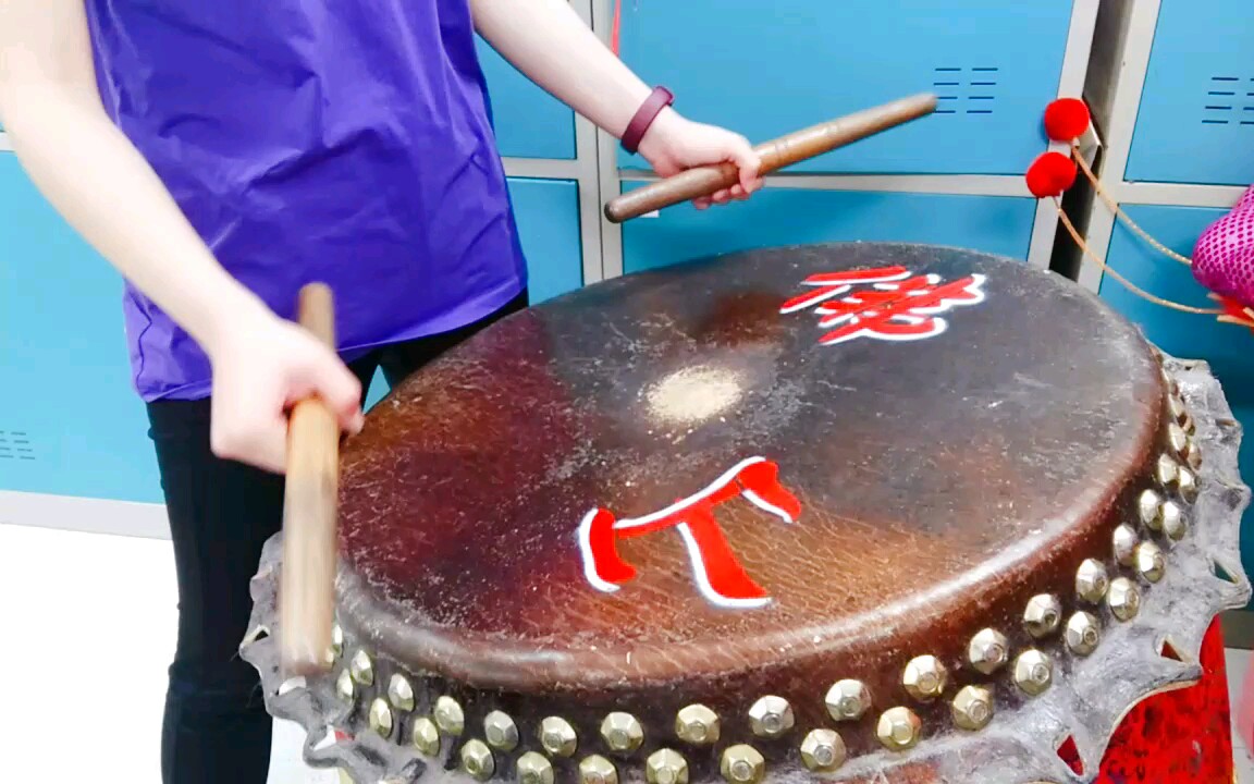 醒狮鼓点基础高鼓三抛舔脚三拜