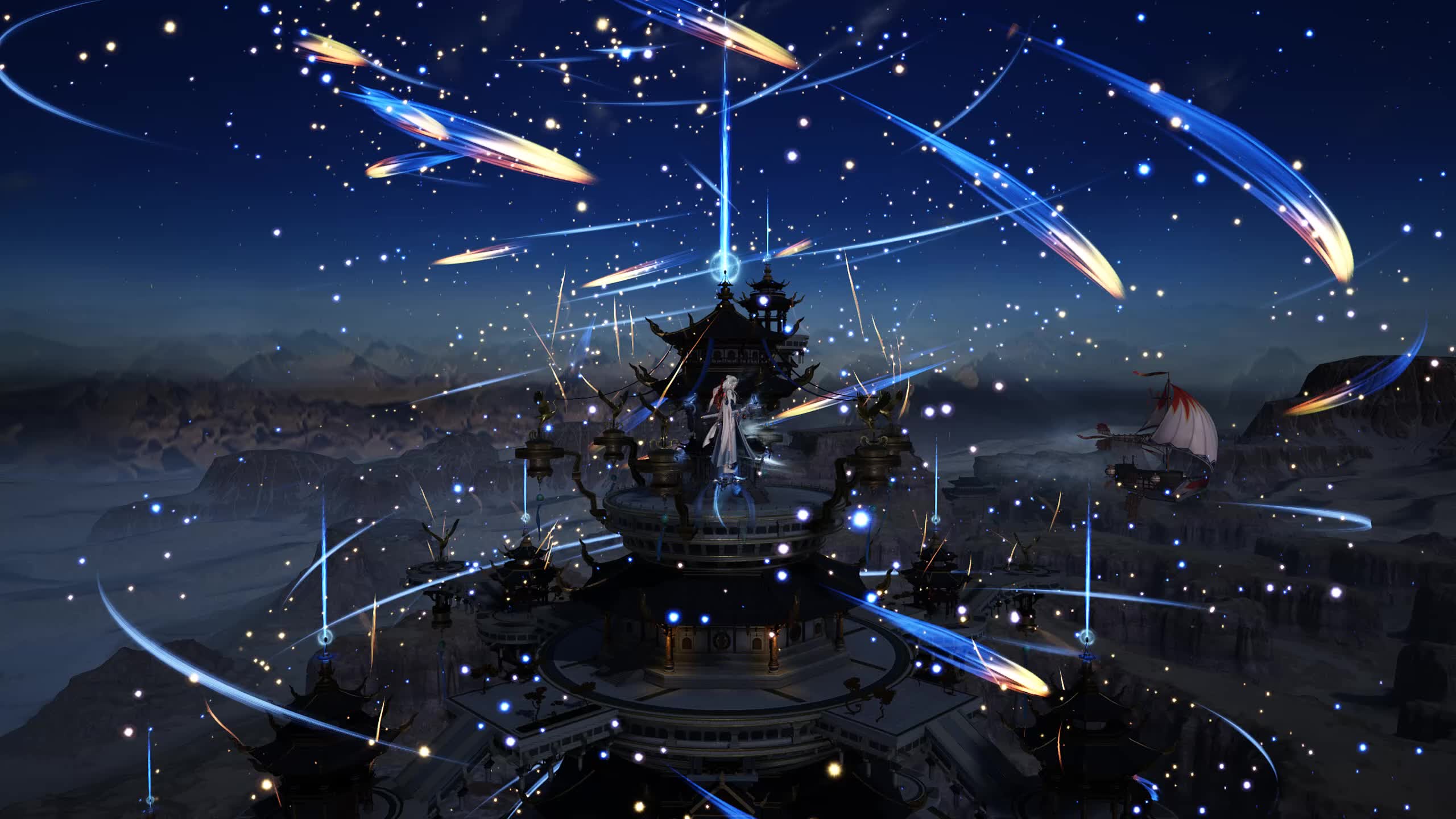 【古剑奇谭网络版】在古剑看烟花,扶摇顶,完整记录