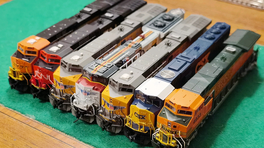 【喷气狗的小火车·7】壮哉～美国重型内燃机车七重连～es44ac,c44-9w