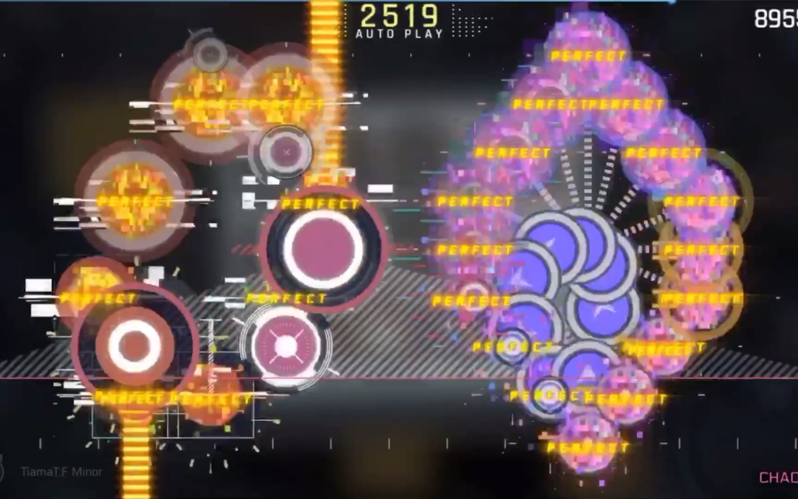 [图]【你游谱师放飞自我EX】‪[Cytus 2 Fanmade X SEGA ] TiamaT:F Minor (CHAOS 16)‬