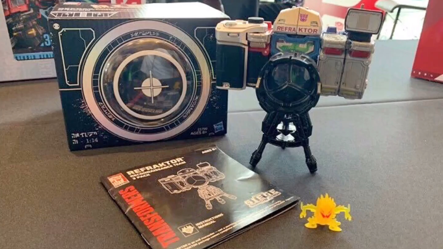 变形金刚hascon限定围城g1玩具色照相机三兄弟35周年音板蓝霹雳实物