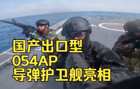 巴铁和阿联酋海军演习,国产出口型054AP导弹护卫舰亮相哔哩哔哩bilibili