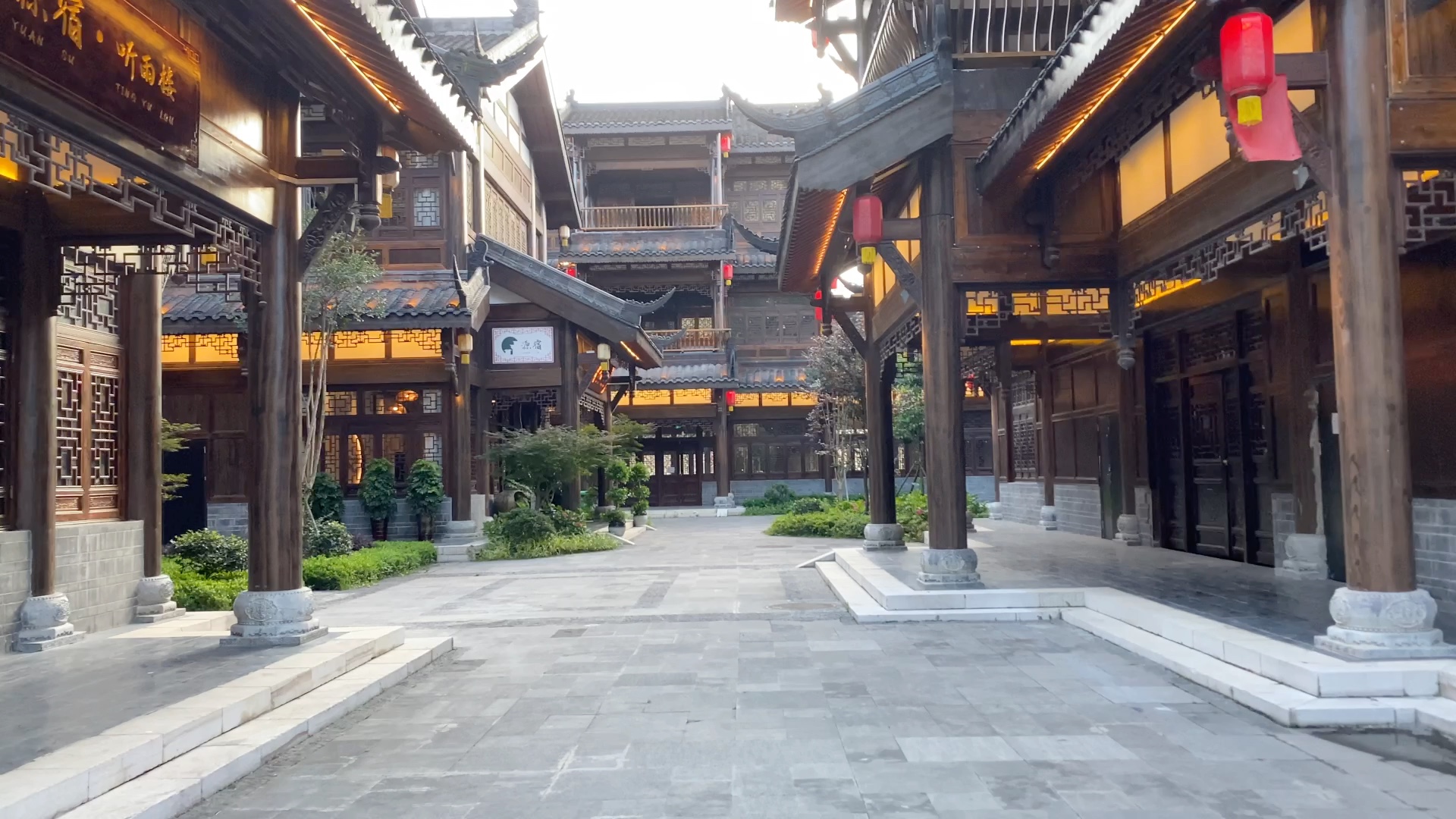 古唐朝民风建筑