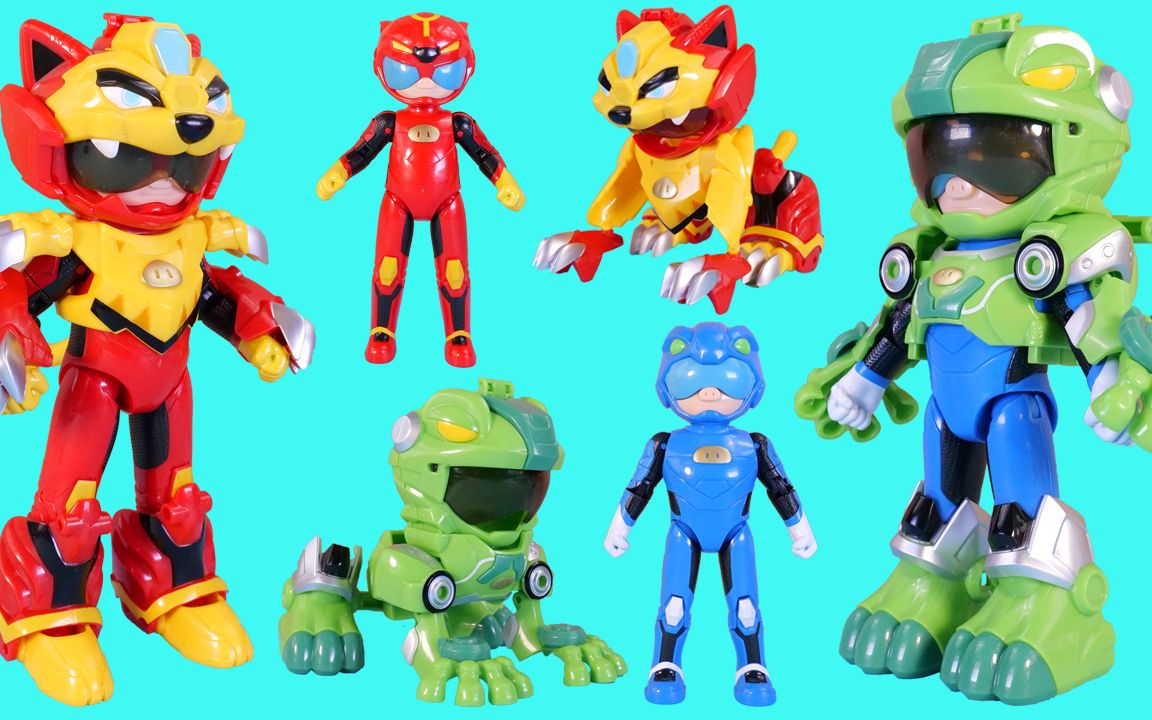 猪猪侠超星五灵侠变形合体玩具_哔哩哔哩_bilibili