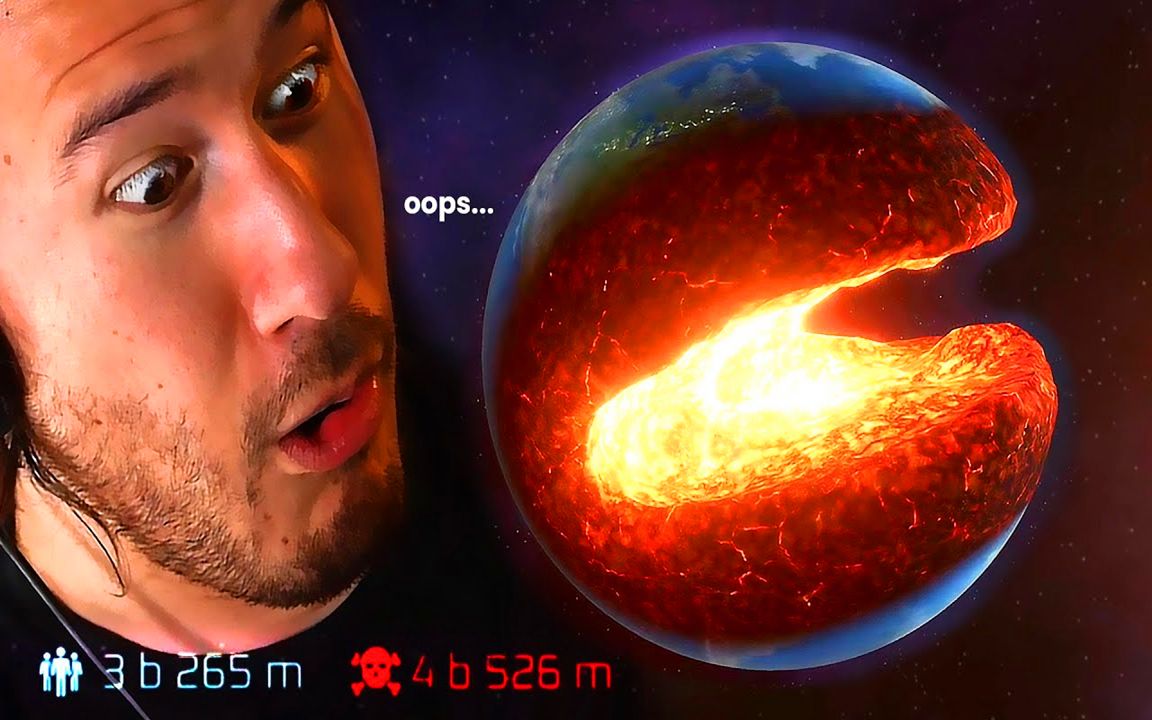 [图]【Markiplier】我不小心毁灭了地球 -Solar Smash【星球爆炸模拟器】