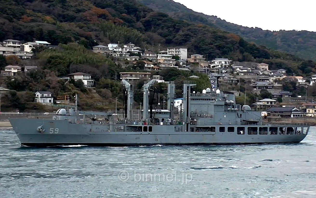 [图]【韩国海军】天池级补给舰3号舰“华川”号（AOE-59）关门海峡西航（2017/12）