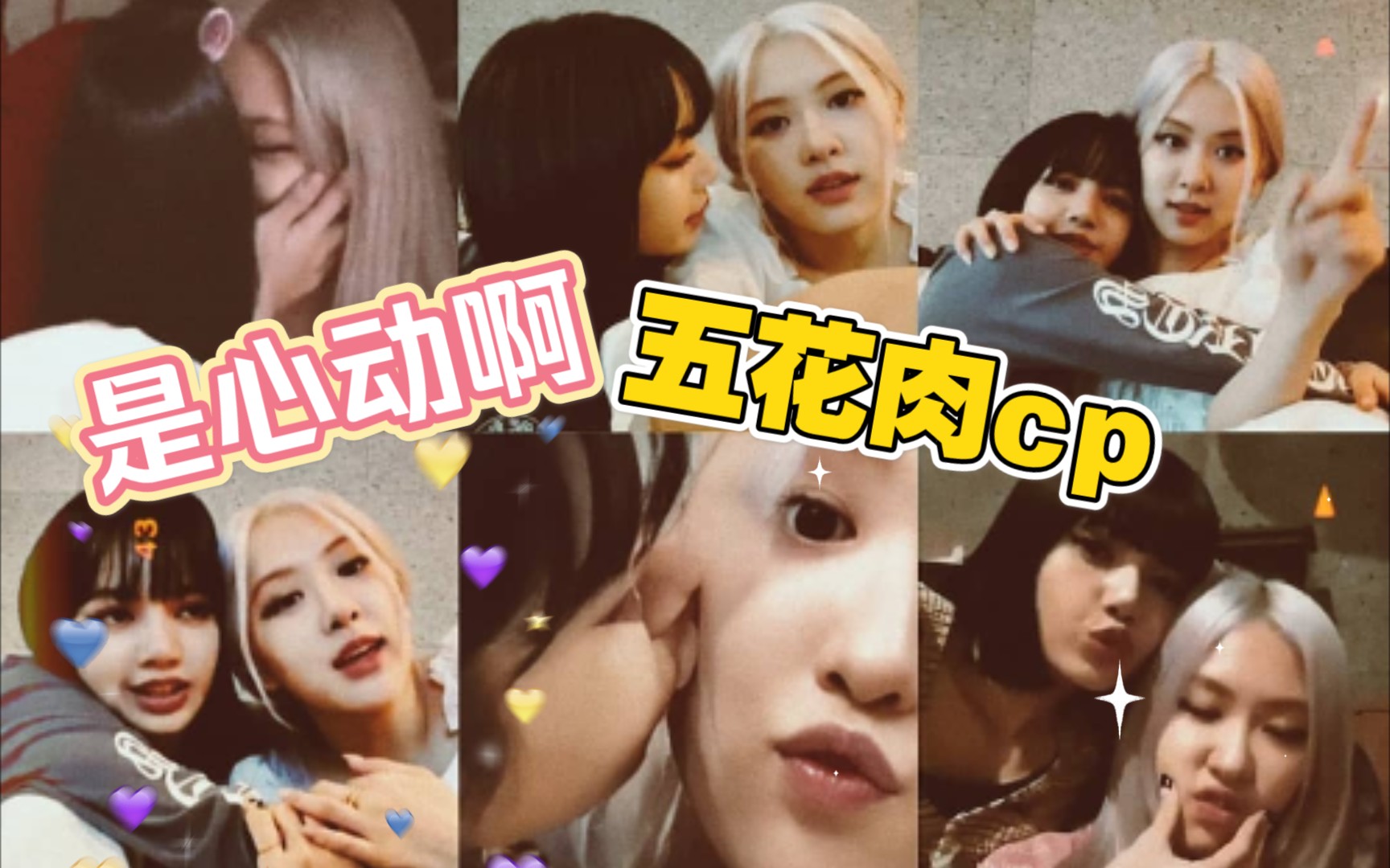 五花肉cp让你知道什么是心动的感觉roselisa给我冲