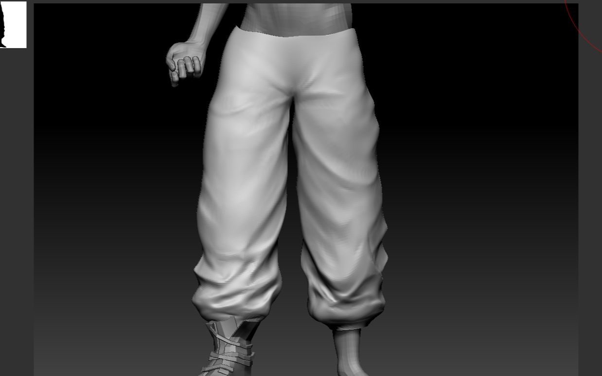 zb雕刻裤子练习打卡