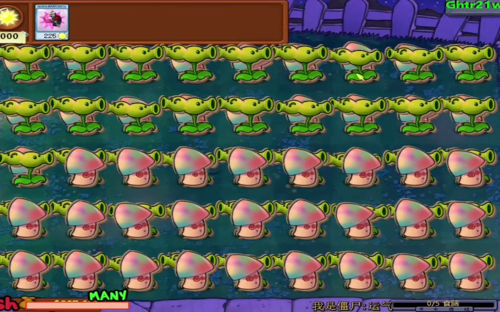 植物大战僵尸:双头豌豆魅惑菇!旷工僵尸这次失灵了