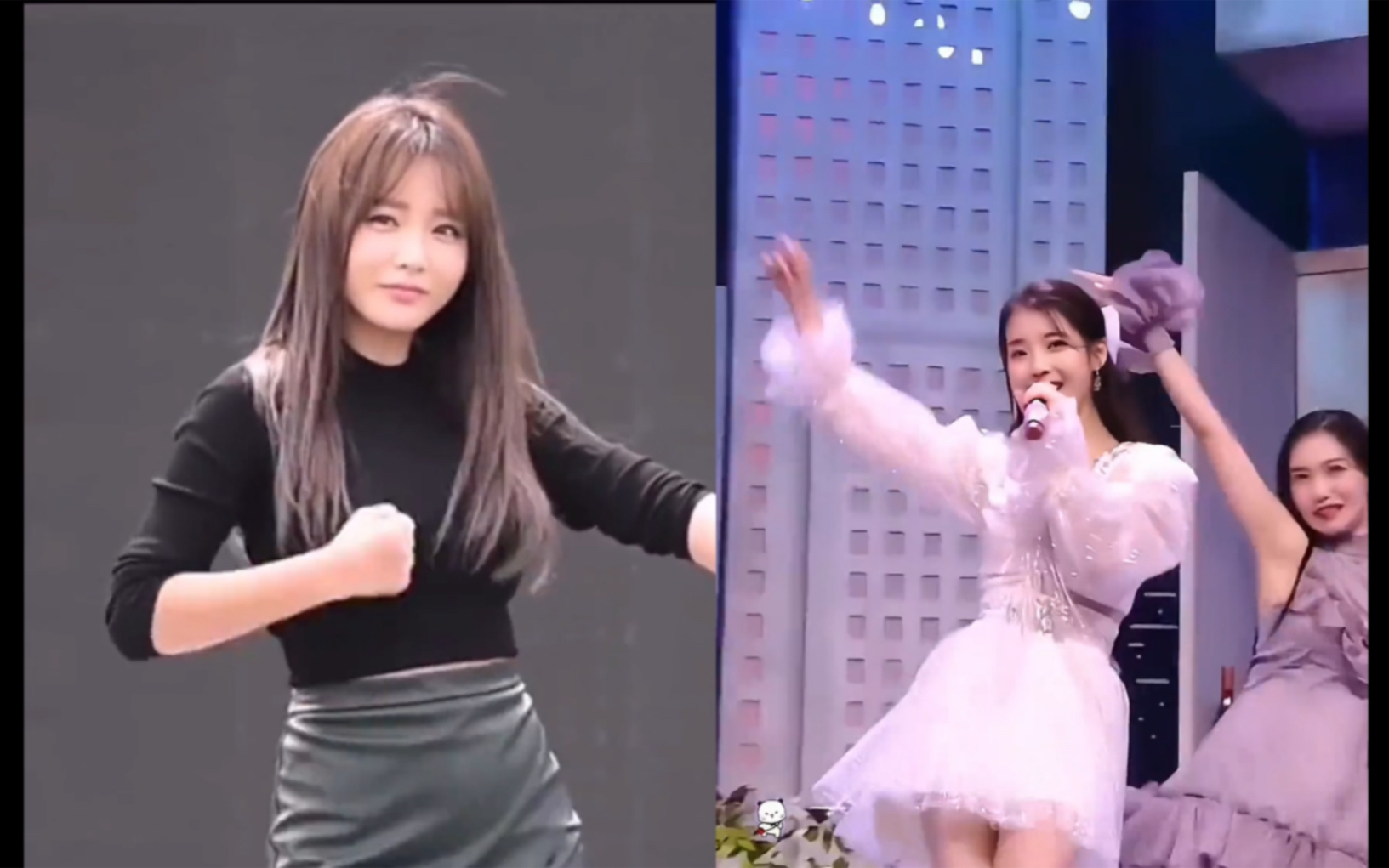 洪真英打糕舞活着 iu李知恩经典名场面