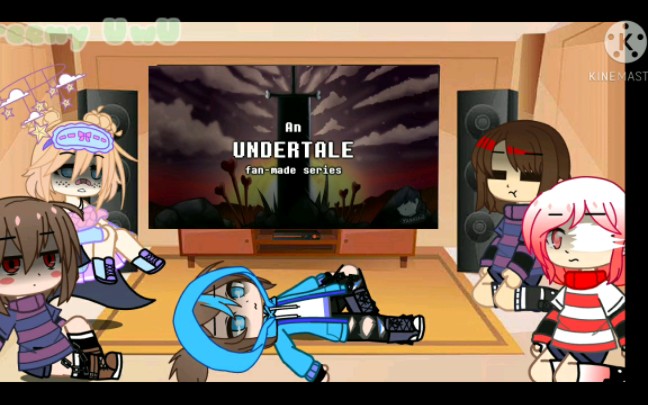Frisk AU React To React To Villain Sans