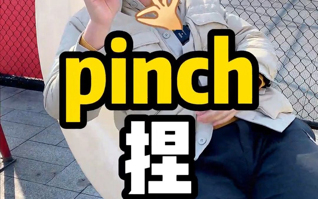 五秒钟学会一个单词—pinch哔哩哔哩bilibili