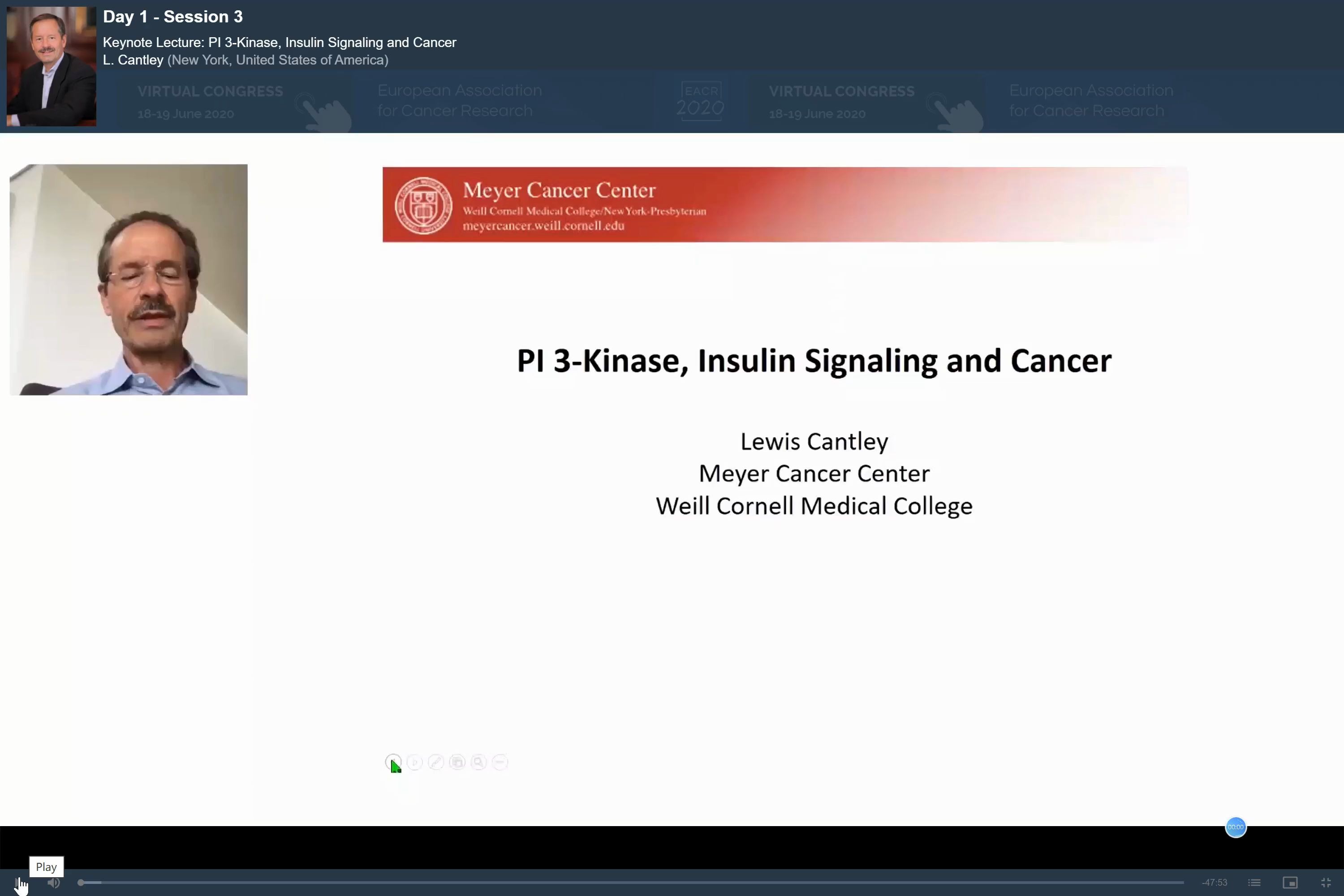 PI 3Kinase, Insulin Signaling and CancerProf. Lewis C. Cantley in ECAR2020哔哩哔哩bilibili