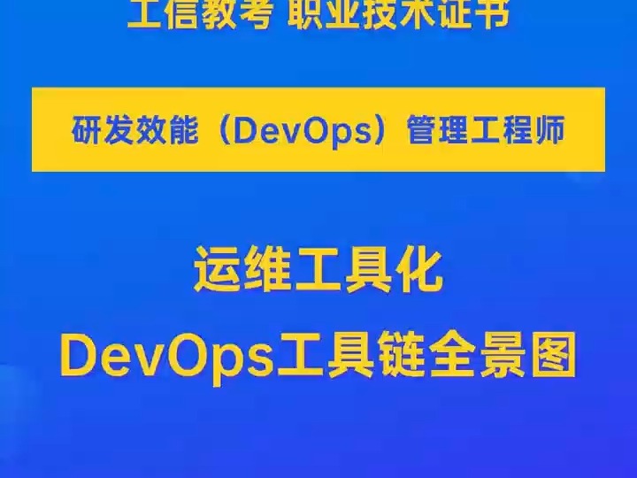 运维建设路径—DevOps工具链全景图哔哩哔哩bilibili