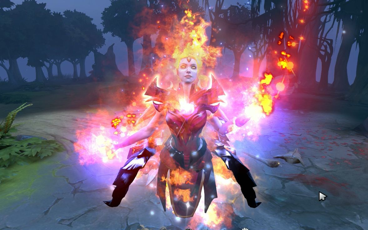 dota2莉娜至宝不朽bug特效/2/25/21:46