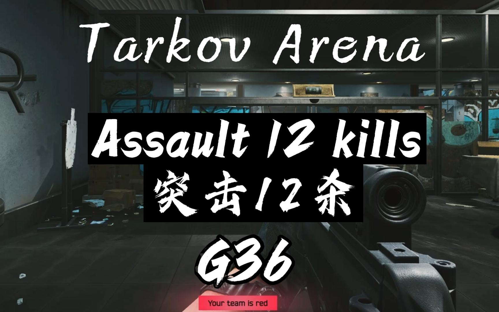 【下飯arena】突擊assault g36十二殺 塔科夫競技場