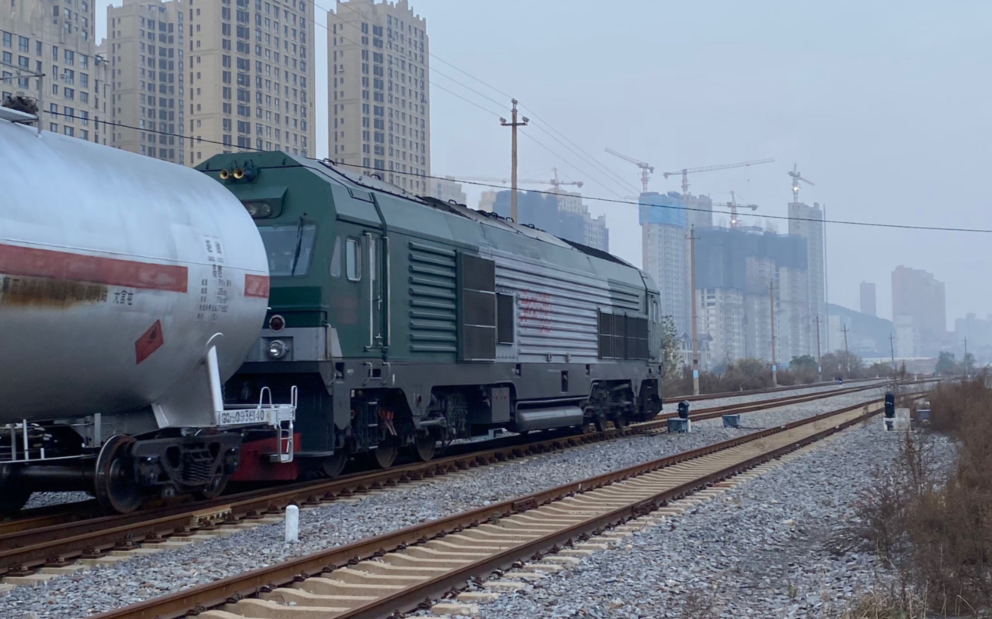 47712进甘井子站到达场二道