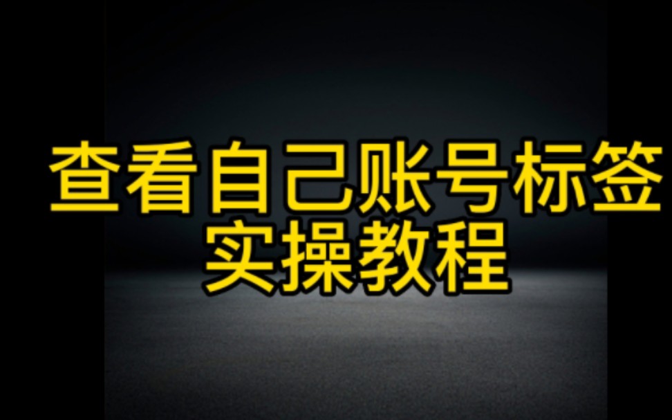 抖音账号正确打标签的技巧,打好标签精准推流,更容易涨粉上热门变现,实操教程分享给大家哔哩哔哩bilibili