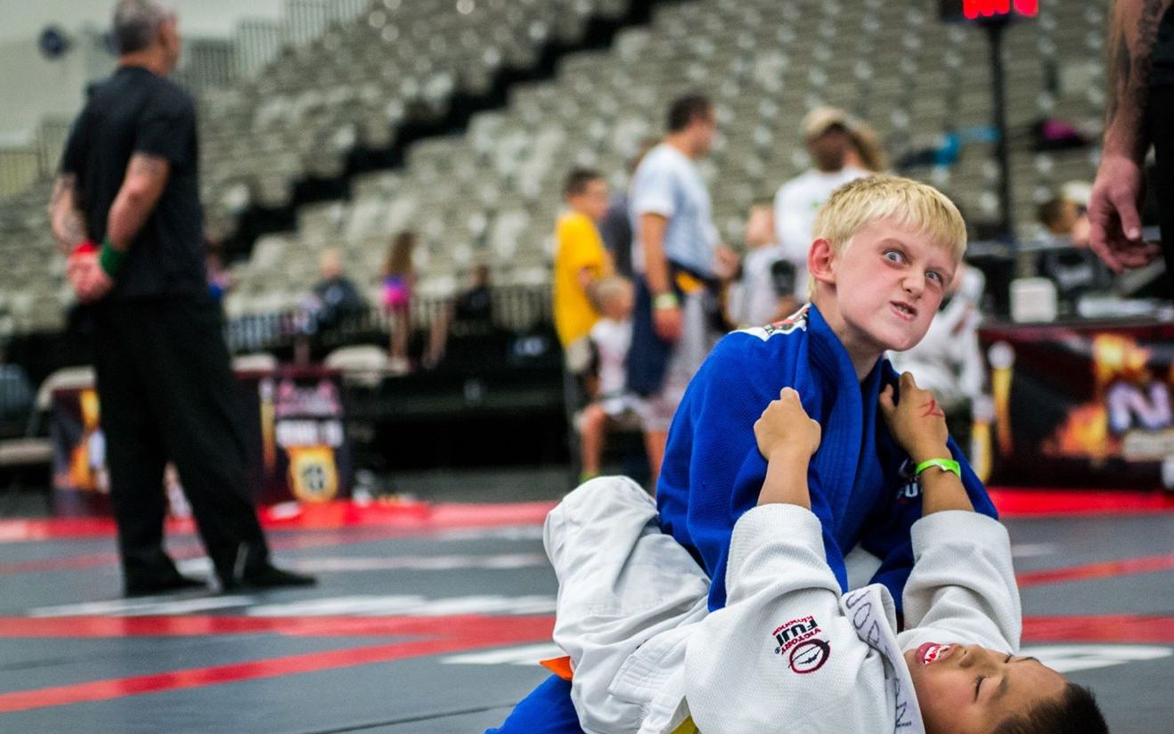 儿童巴西柔术比赛高光时刻