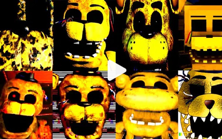 [图]20个黄金弗雷迪跳杀| FNAF & more