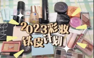 Descargar video: 【啊呀嘿铁皮】2023年度彩妆铁皮计划