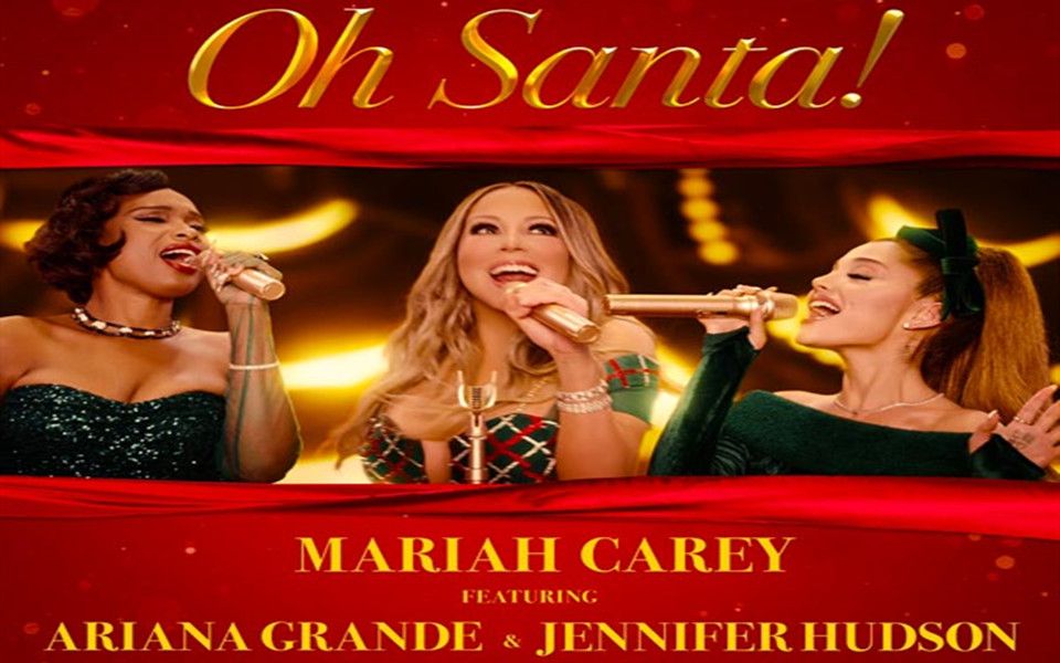 [图]【中字】大牛Mariah Carey x 小牛Ariana Grande x 肥花Jennifer Huds - Oh Santa!