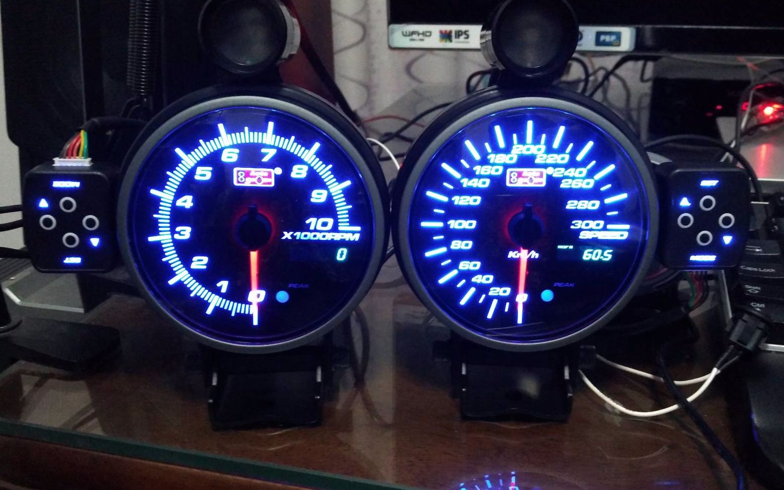 欧洲卡车模拟2 海淘迈速表&转数表套装