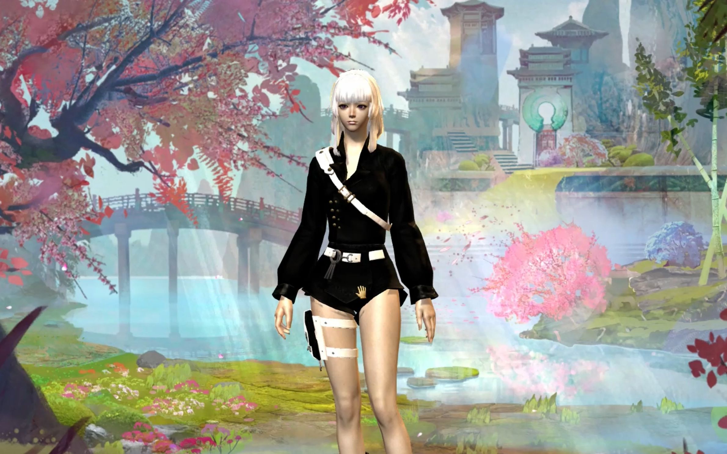 激战2最好看人女少女脸捏脸幻化