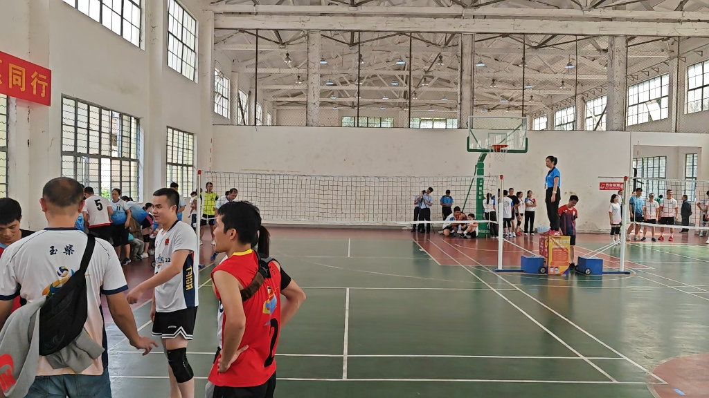 广西气排球超级联赛复赛(玉林)开心球吧队va玉柴气协队