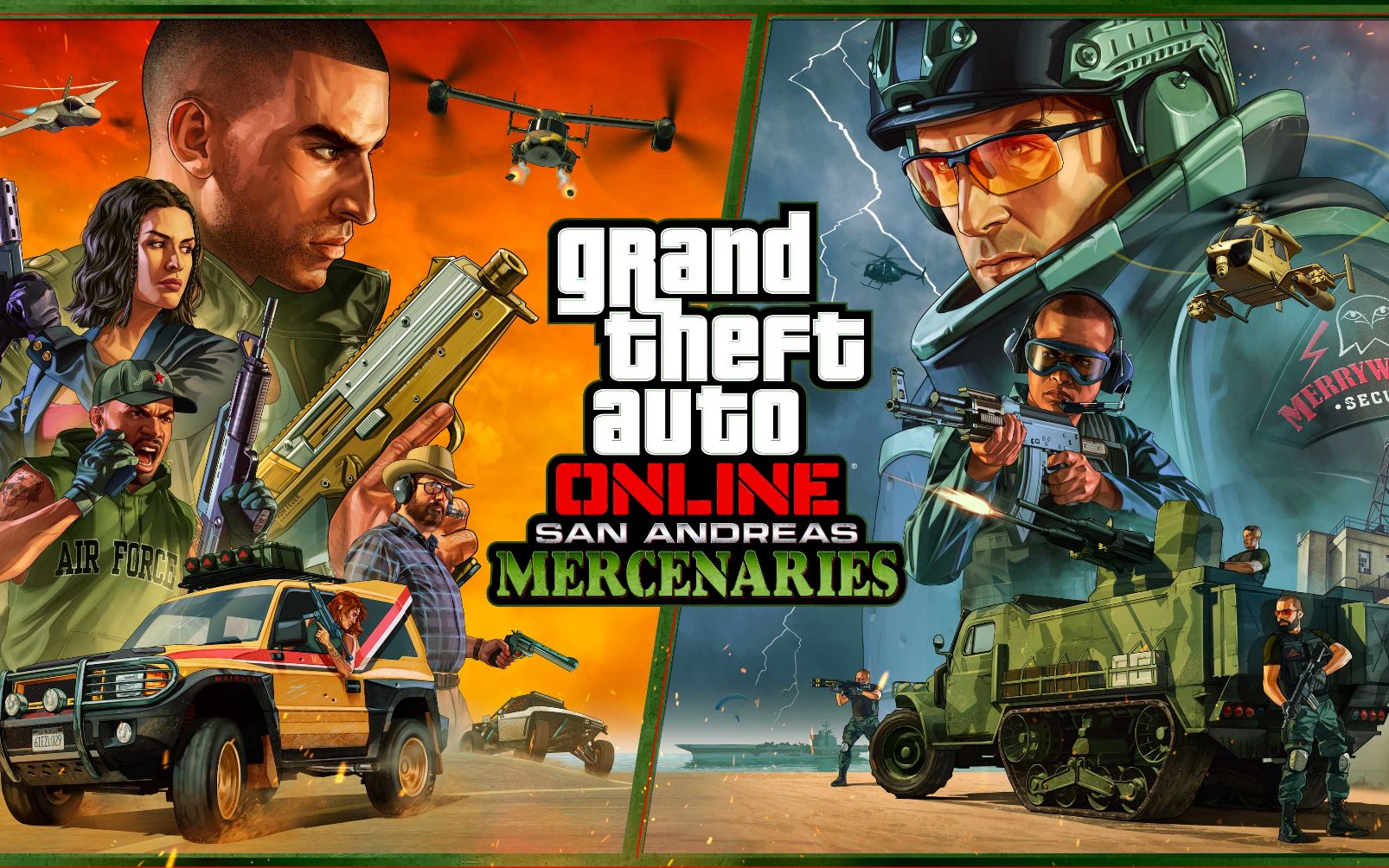 【gtaol】最新dlc《圣安地列斯雇佣兵》官方宣传片正式公布!