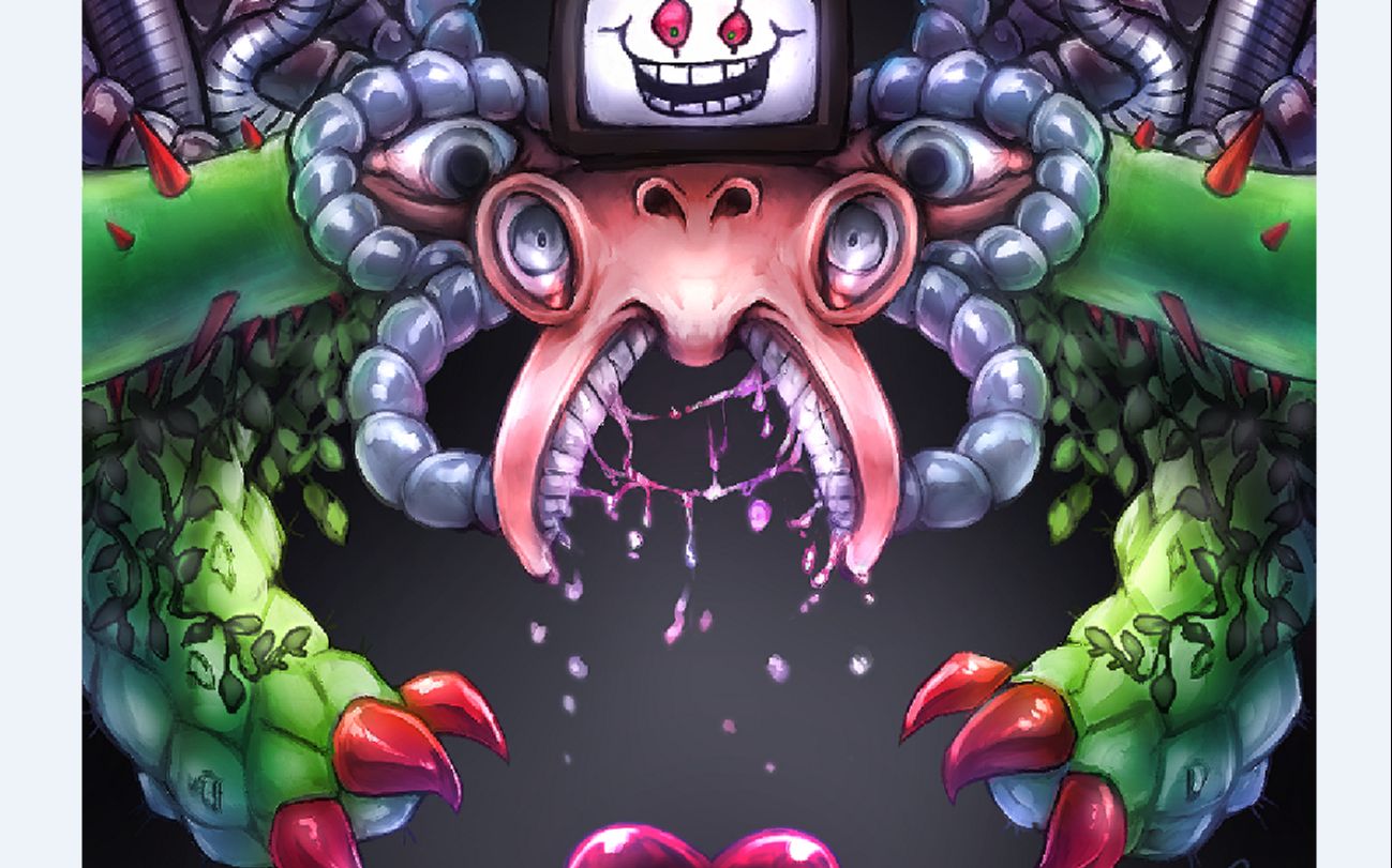 【传说之下】#10 与omega flowey的战斗,中立线完结.