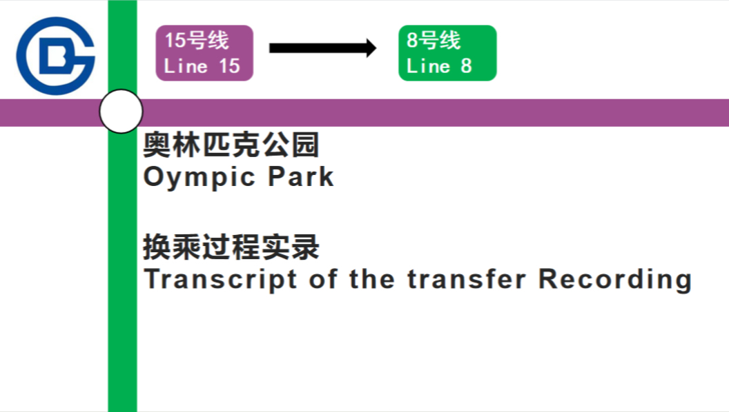 【北京地铁】长通道换乘?北京地铁奥林匹克公园站换乘实录哔哩哔哩bilibili