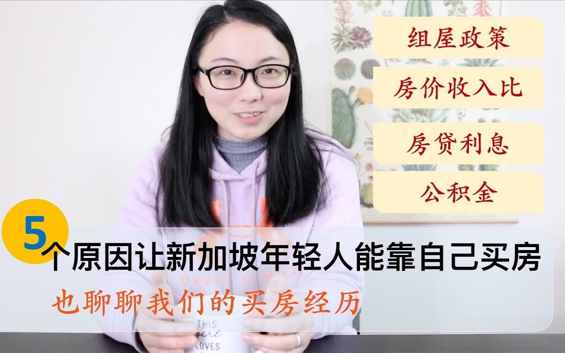 5个原因让新加坡年轻人能靠自己买得起房 | 买房经历分享 | 组屋 | CPF | 房价收入比 | 贷款利息 | 社会风气 (2020)哔哩哔哩bilibili