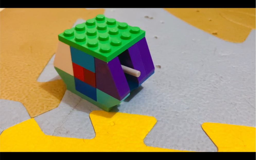 积木搭建球形坦克