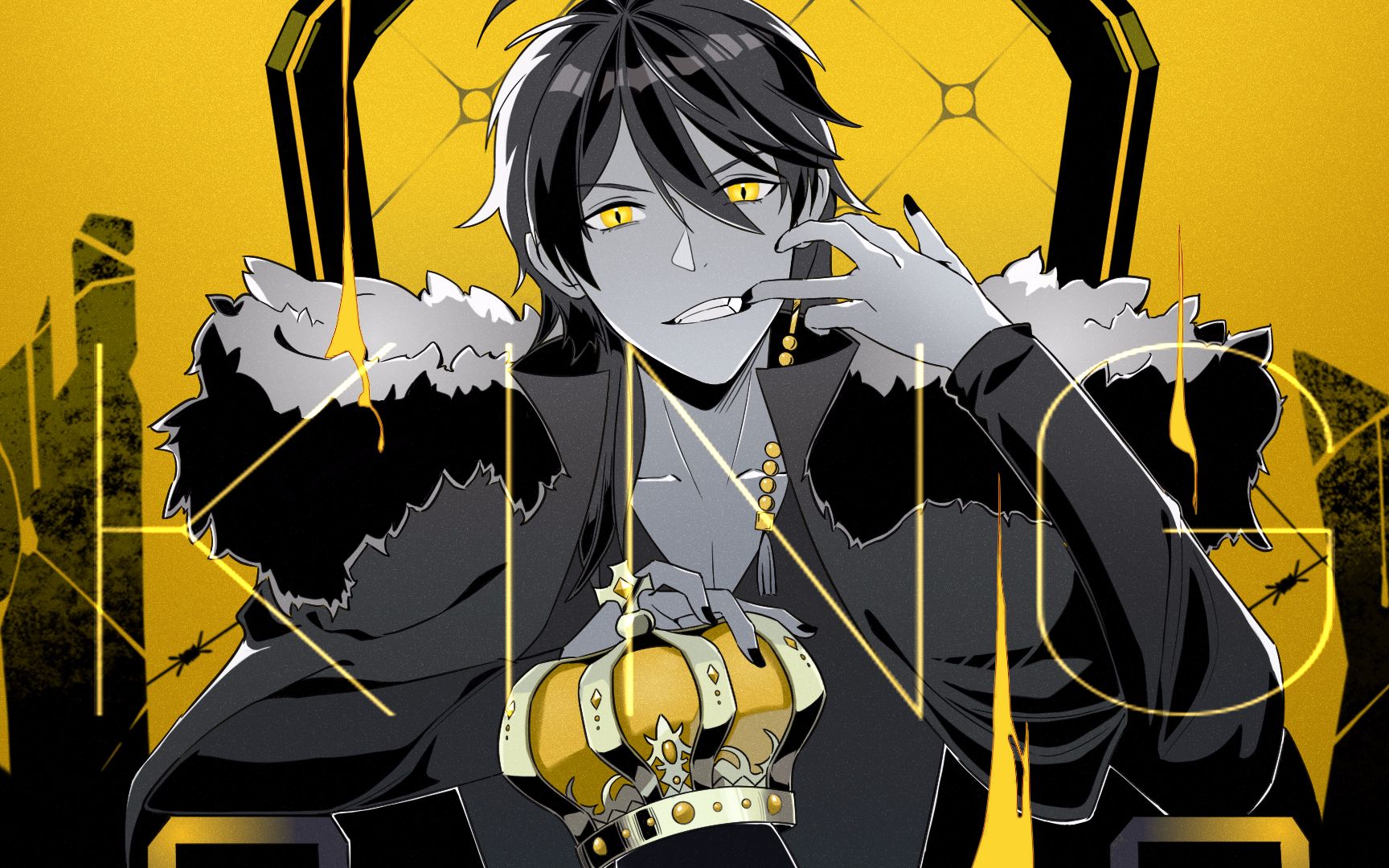 催眠麦克风drb手书有栖川帝统的king