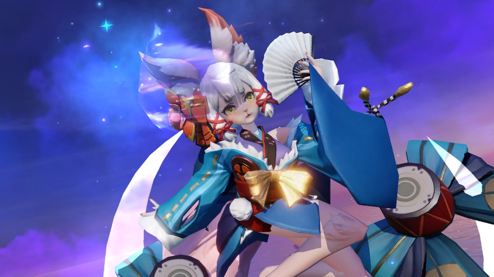 决战平安京【追月神】澄心·二段式神特写