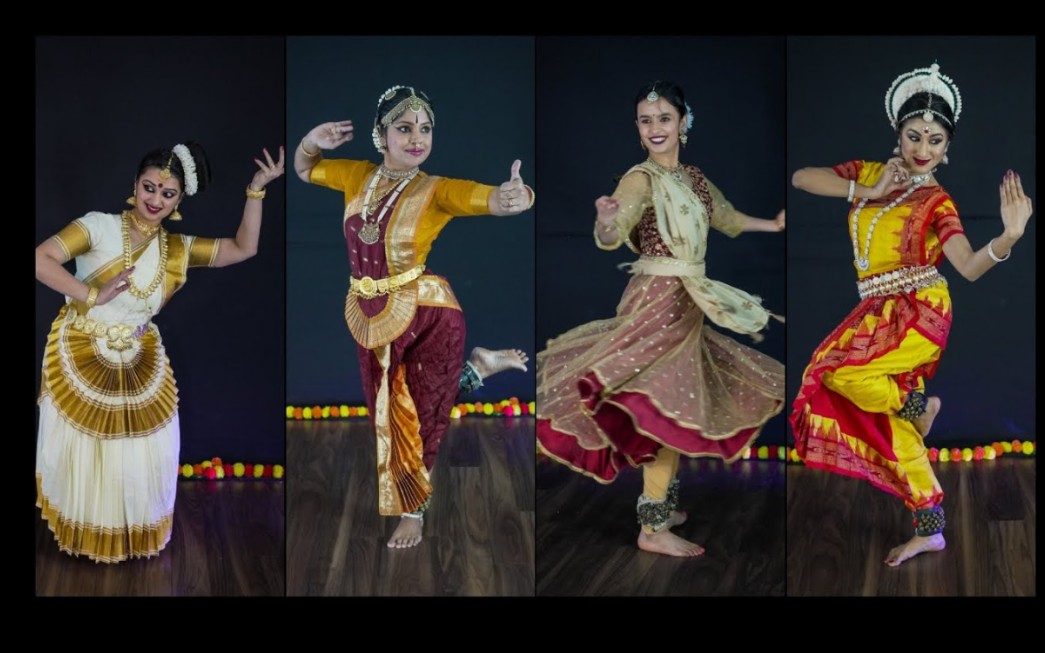 四种印度古典舞同台演绎swagatham krishna