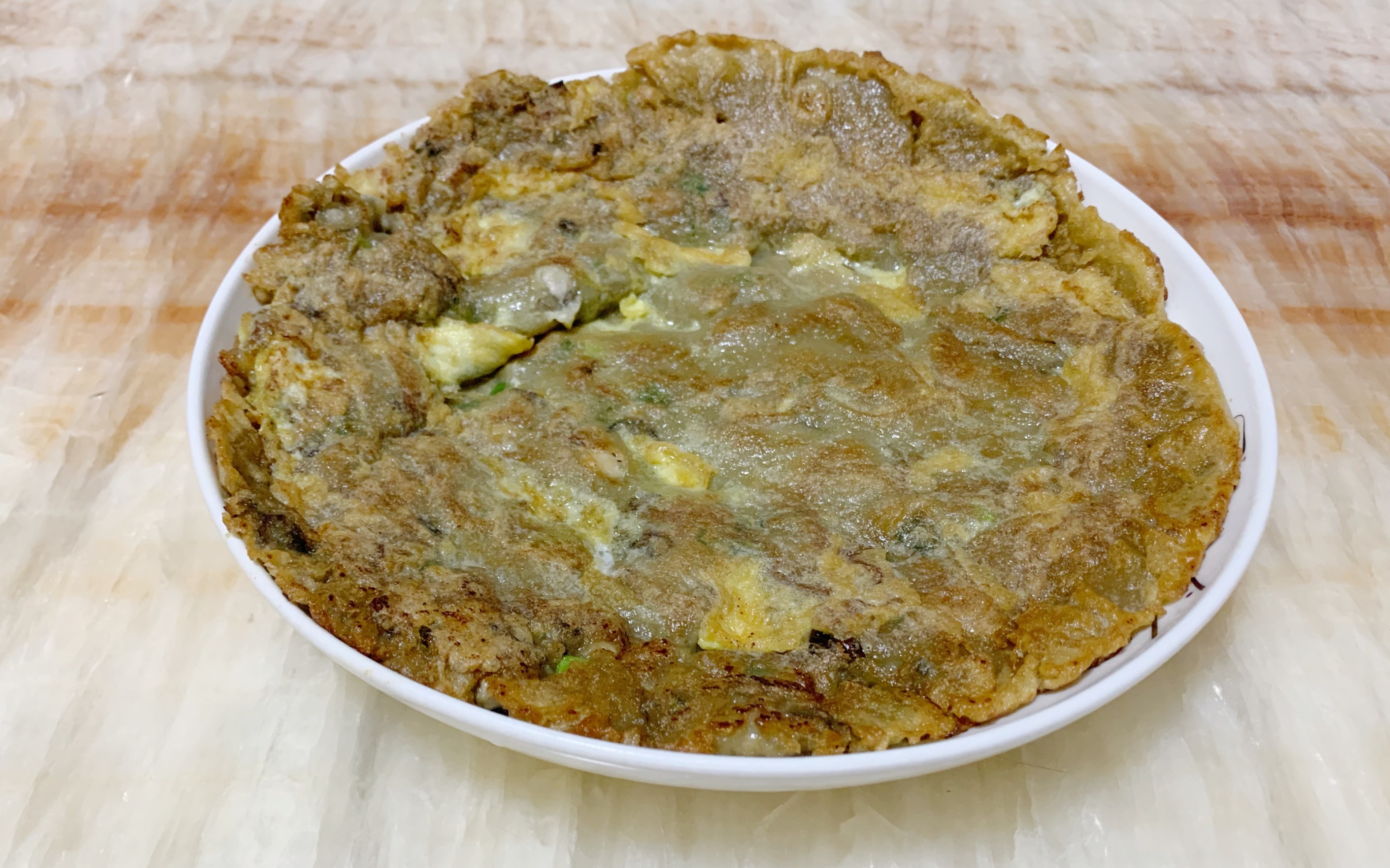 正宗蚝仔烙潮汕大街小巷熟悉的味道皮脆肉嫩营养丰富