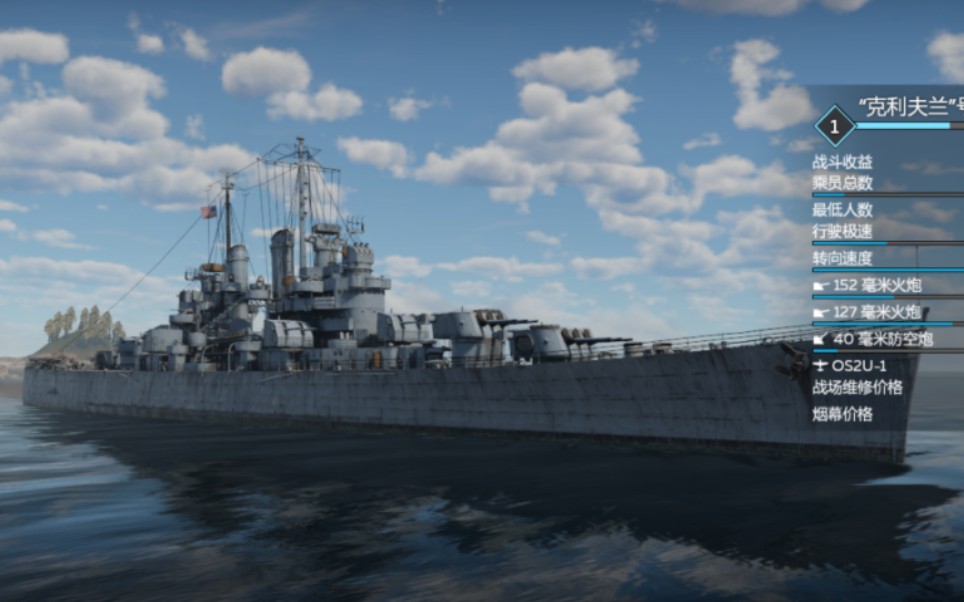 新船:克利夫兰号重巡洋舰