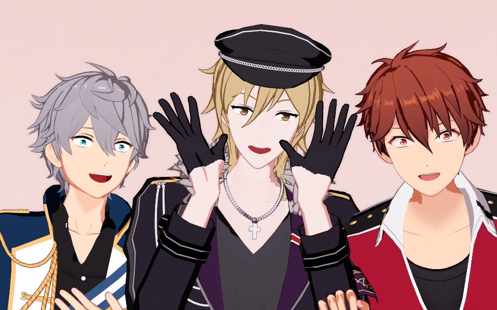 【偶像梦幻祭mmd】也许是jk的一些三傻团建