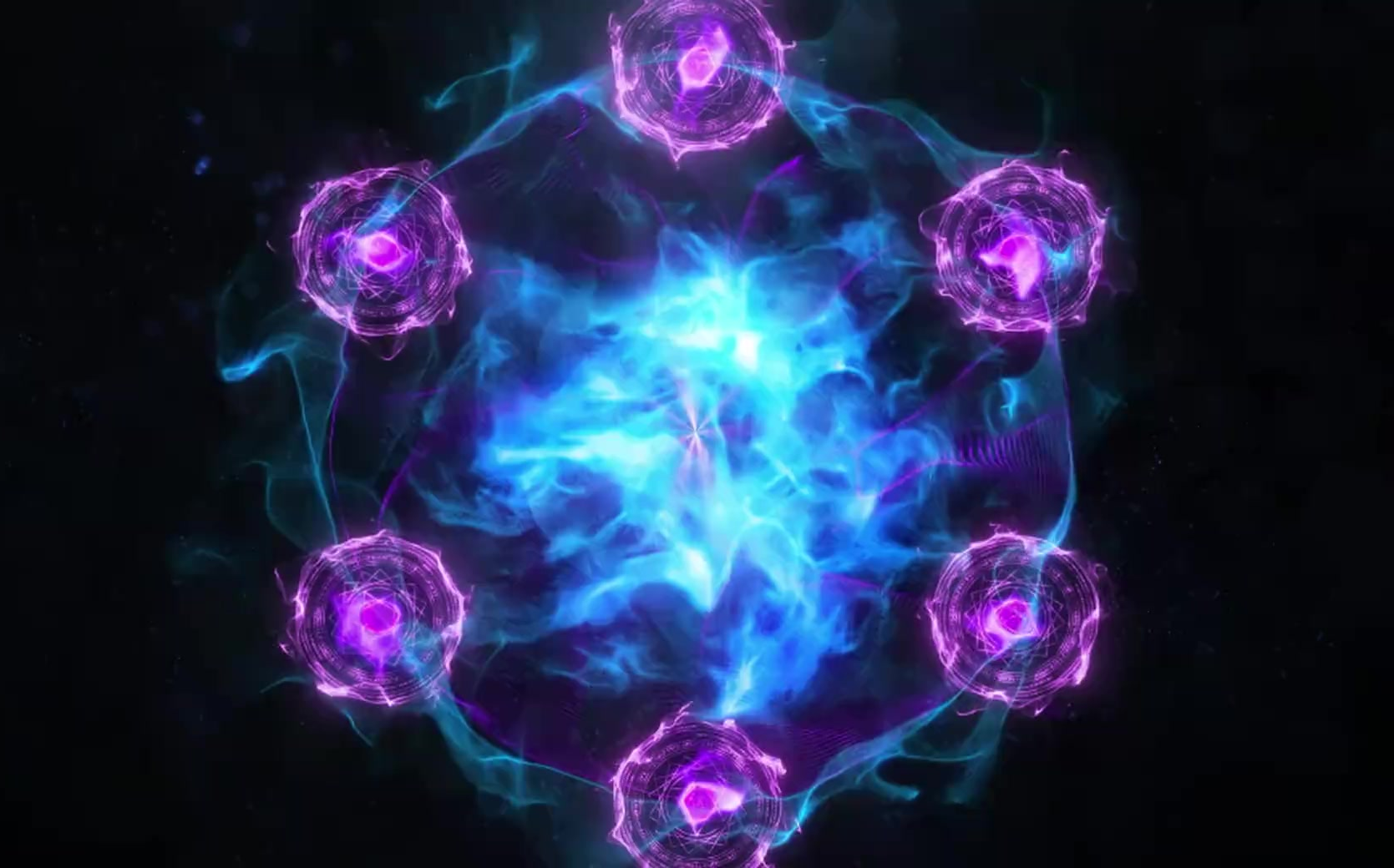 ae模板-魔法球特效的公司企业品牌商品店铺标志动态logo片头模板logo