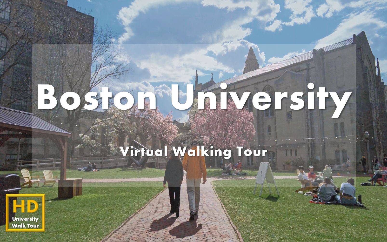 波士顿大学(上集)  校园漫步  Boston University Virtual Walking Tour|USA哔哩哔哩bilibili