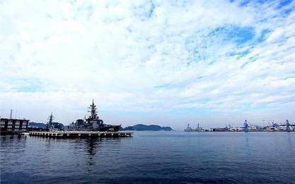 新的观光景点神奈川县横须贺市军港巡游